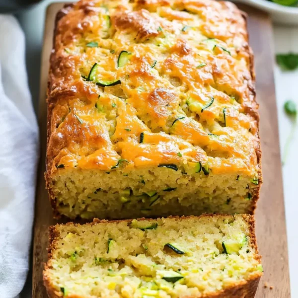 Savory Zucchini Cheddar Quick Bread