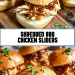 Shredded BBQ Chicken Sliders 16 Pinterest Hidden Image
