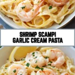Shrimp Scampi Garlic Cream Pasta 23 Pinterest Hidden Image