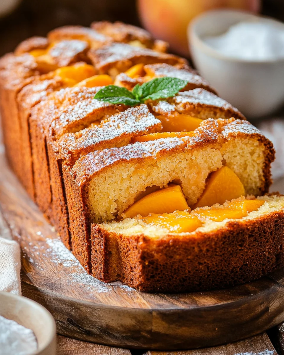 Southern Peach Bread