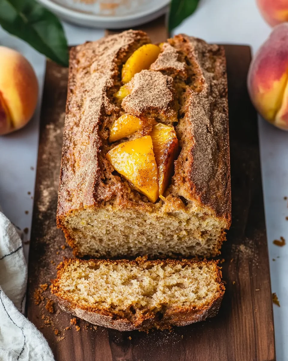 Spiced Peach Bread