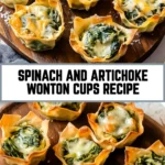 Spinach and Artichoke Wonton Cups Recipe 19 Pinterest Hidden Image