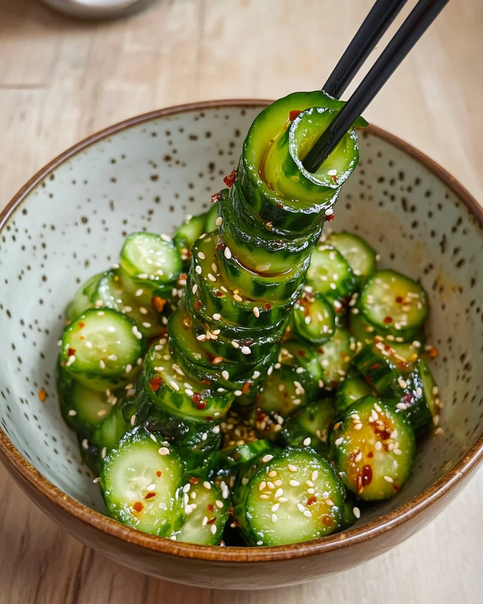 Spiral Cucumber Salad: Korean-Inspired Recipe 20 Spiral