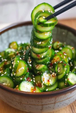 Spiral Cucumber Salad: Korean-Inspired Recipe