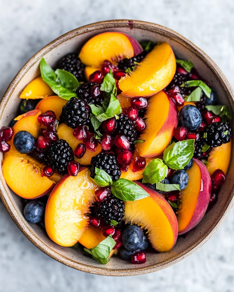 Summer Peach Fruit Salad 19 Summer