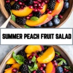 Summer Peach Fruit Salad 17 Pinterest Hidden Image