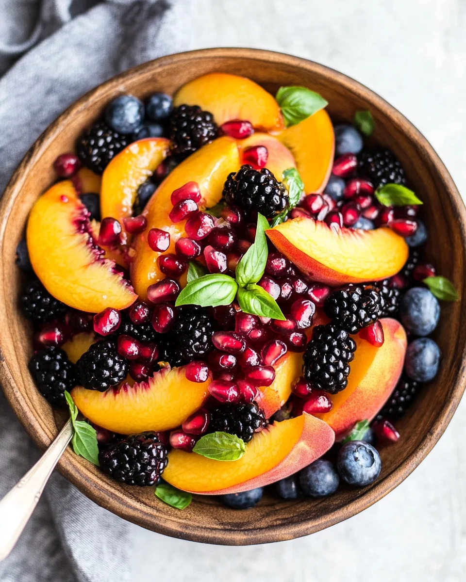 Summer Peach Fruit Salad 22 Summer Peach Fruit Salad