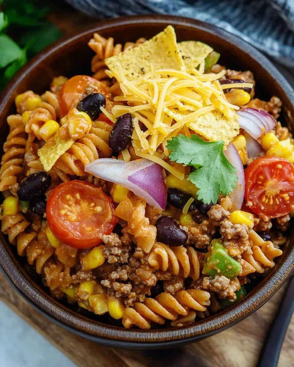 Taco Pasta Salad 25 Taco Pasta Salad
