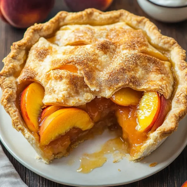 The Best Peach Pie