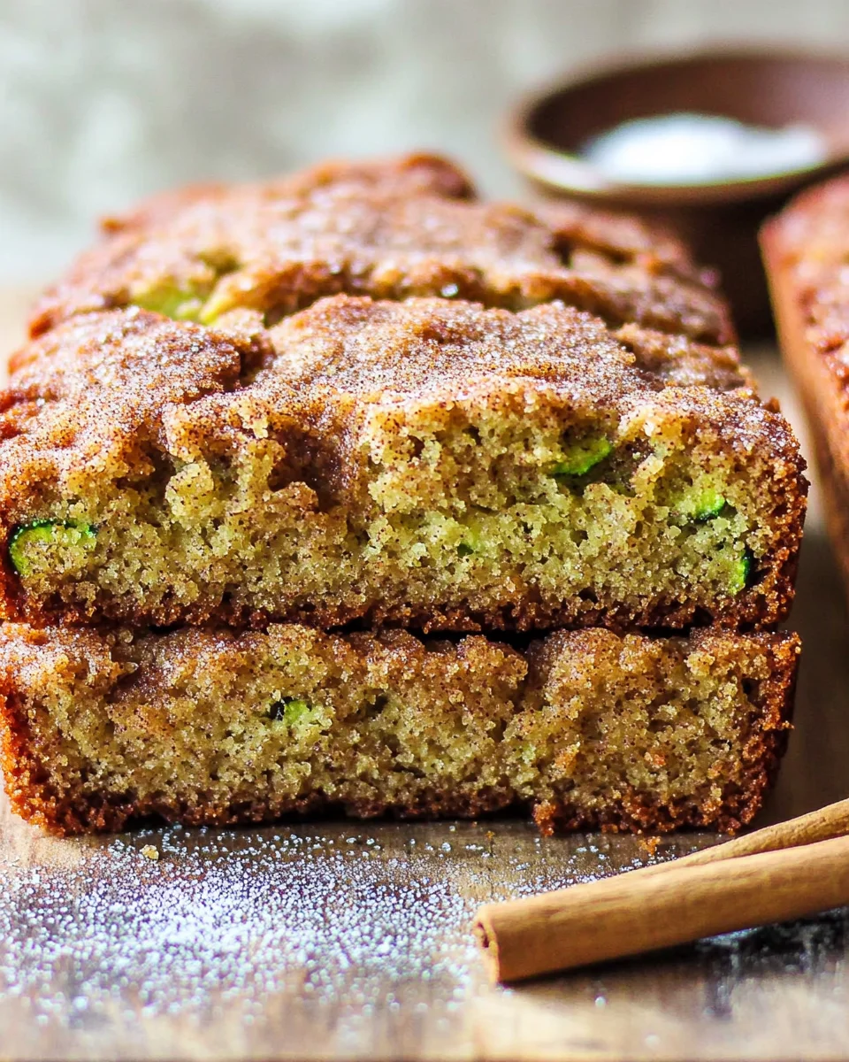 The Best Snickerdoodle Zucchini Bread