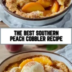 The Best Southern Peach Cobbler Recipe 18 Pinterest Hidden Image