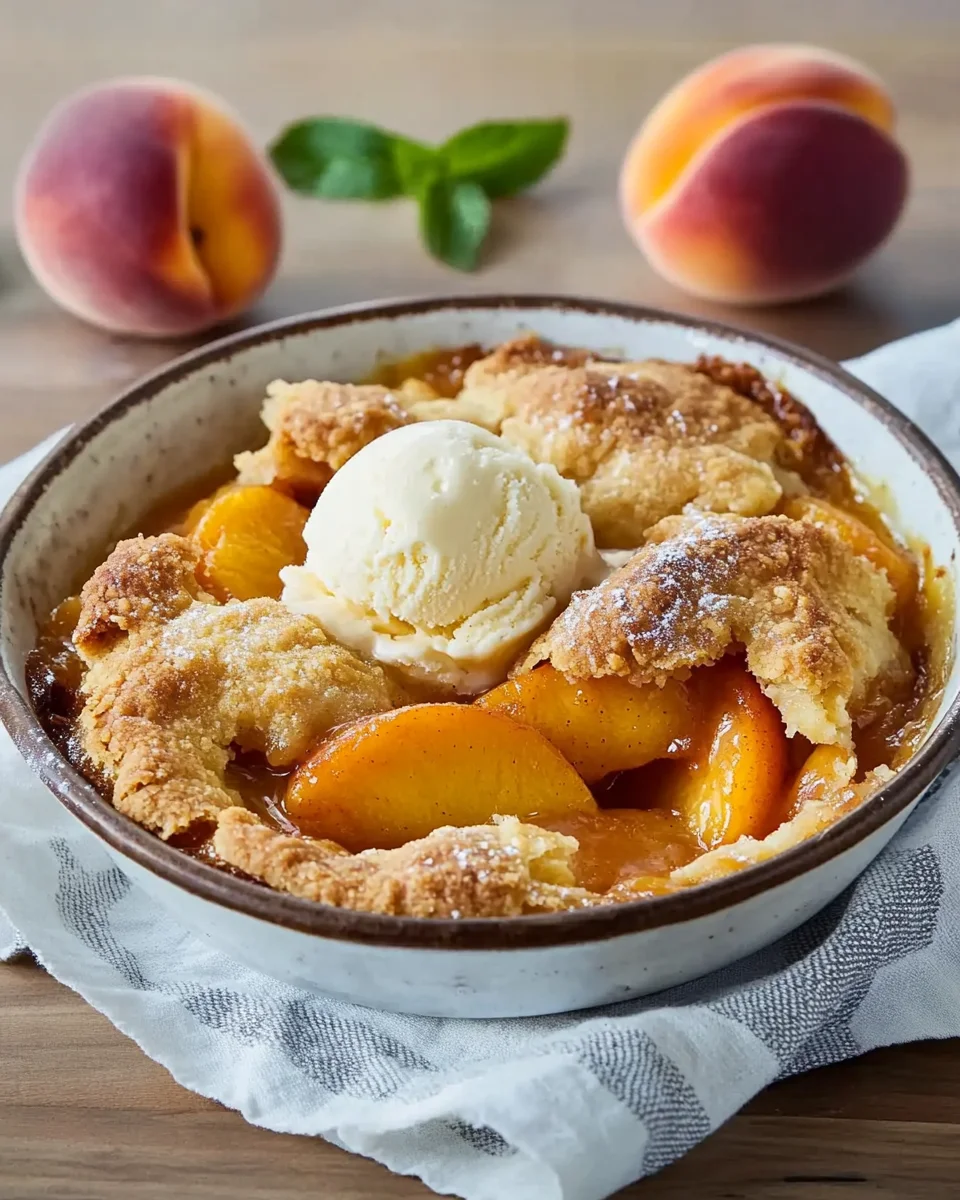 The Best Southern Peach Cobbler Recipe