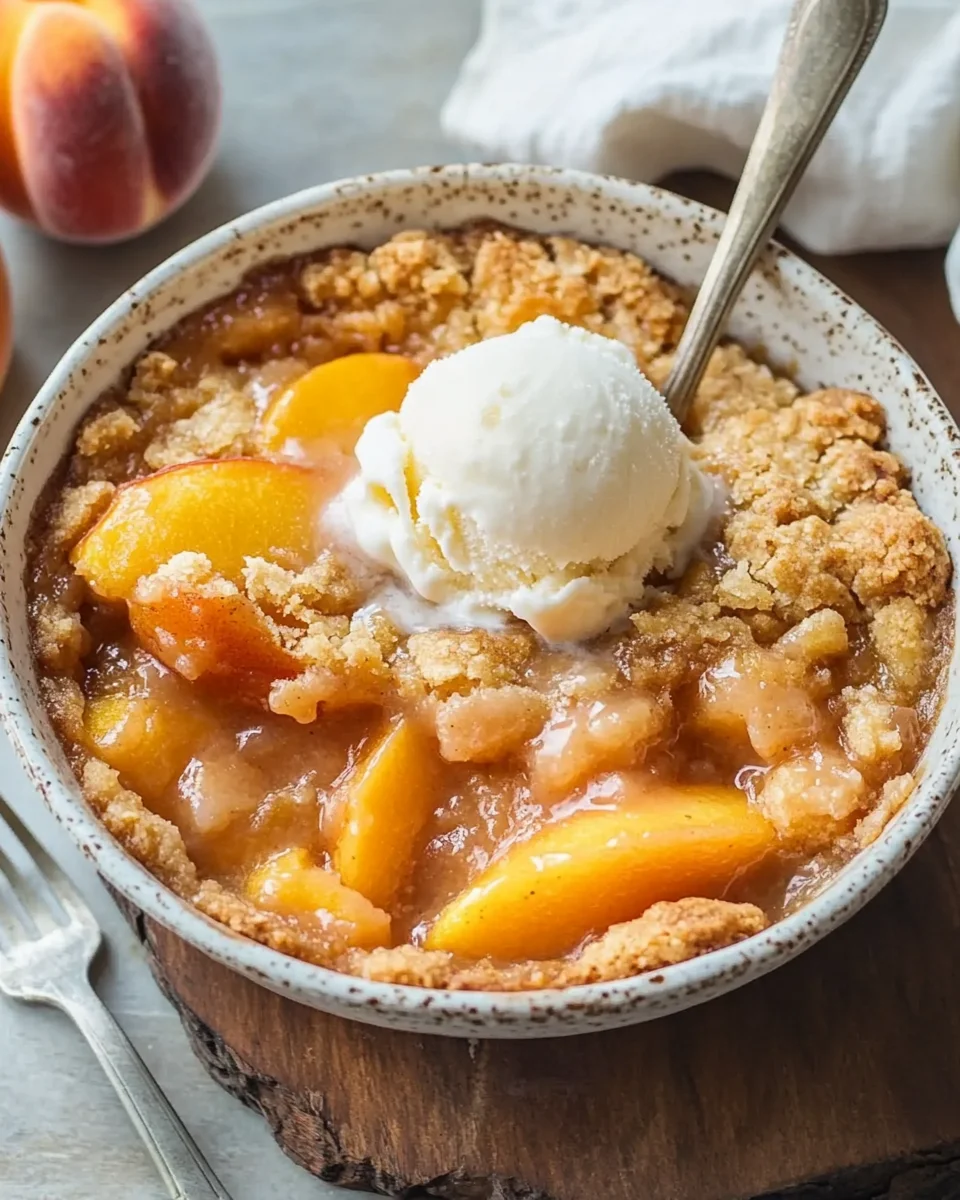 The Easiest Southern Peach Cobbler 20 The