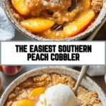 The Easiest Southern Peach Cobbler 18 Pinterest Hidden Image
