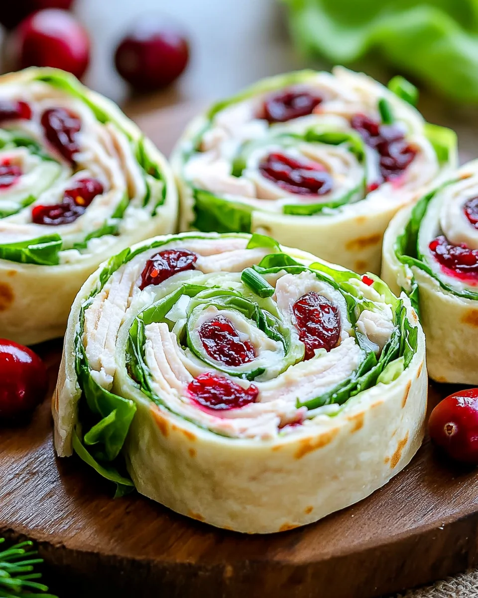 Turkey Cranberry Pinwheels 18 Turkey