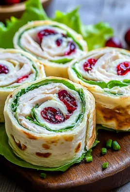 Turkey Cranberry Pinwheels 22 Turkey Cranberry Pinwheels