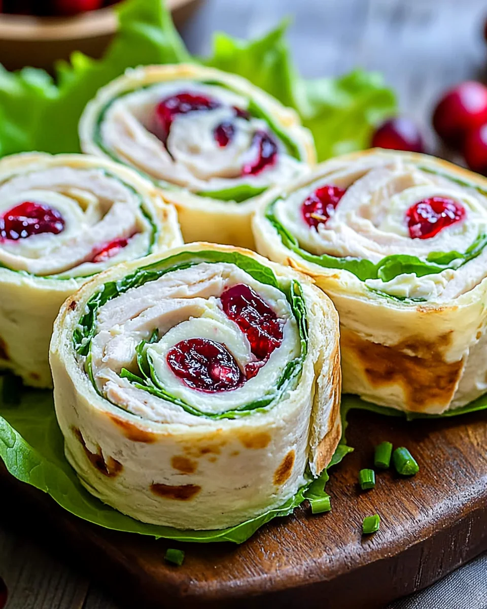 Turkey Cranberry Pinwheels 21 Turkey Cranberry Pinwheels