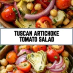 Tuscan Artichoke Tomato Salad 18 Pinterest Hidden Image