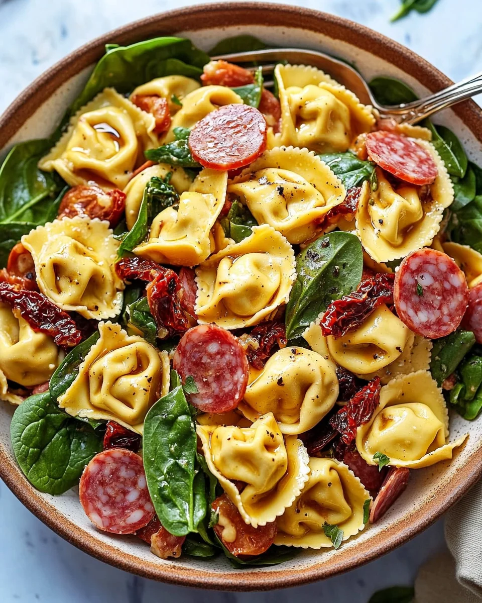 Tuscan Tortellini Salad 19 Tuscan