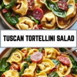 Tuscan Tortellini Salad 17 Pinterest Hidden Image