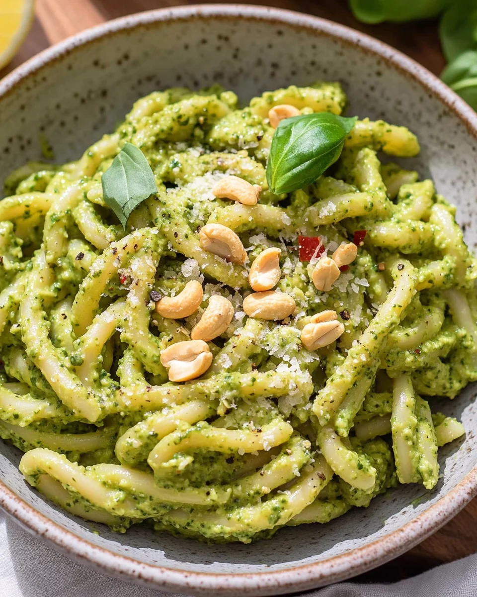 Vegan Avocado Pesto Pasta 19 Vegan