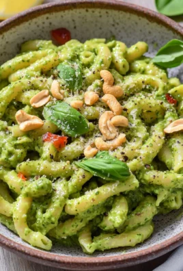Vegan Avocado Pesto Pasta