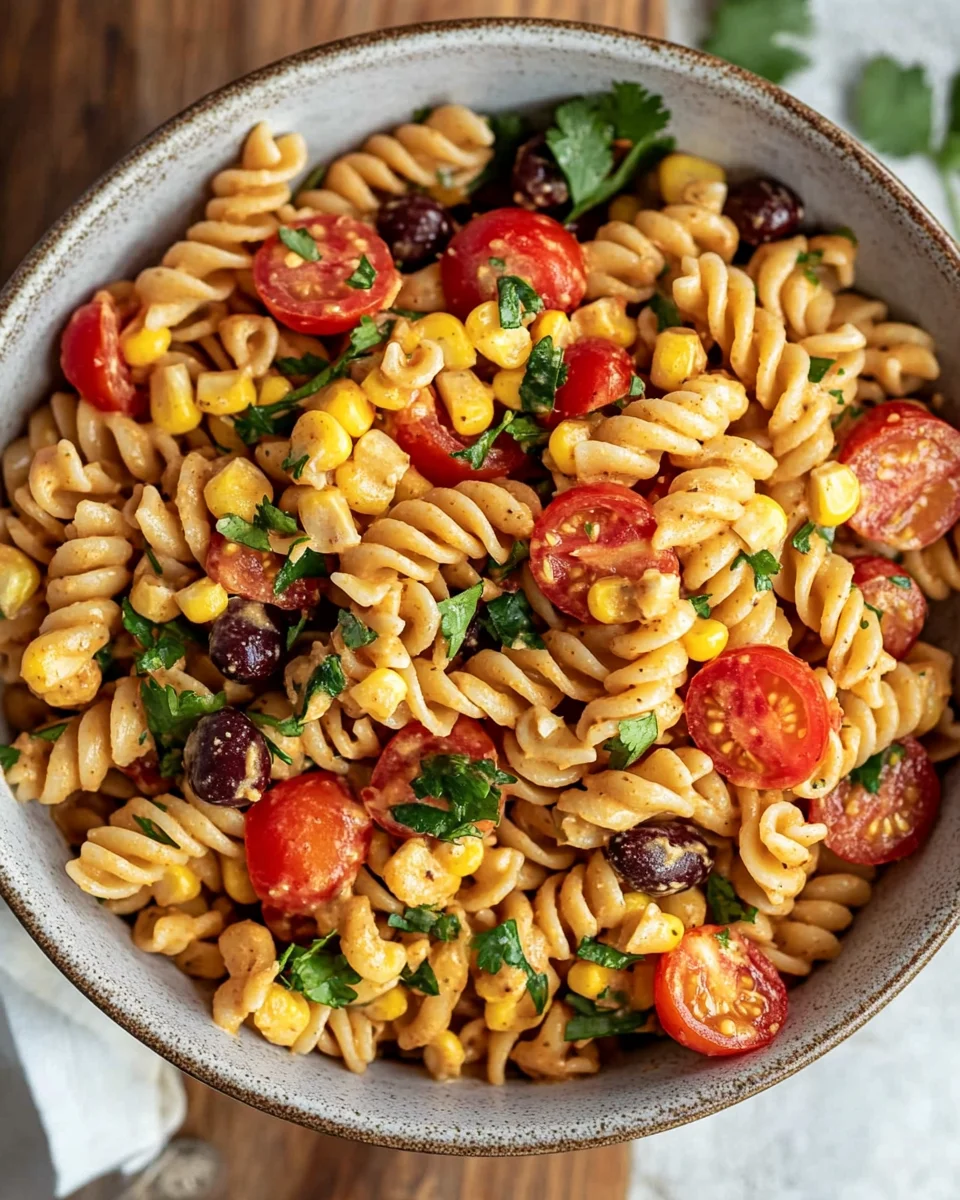 Vegan Southwest Pasta Salad Recipe 19 Vegan