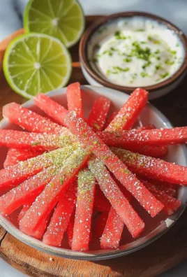 Watermelon Fries with Coconut Lime Dip | Healthy Summer Snack!