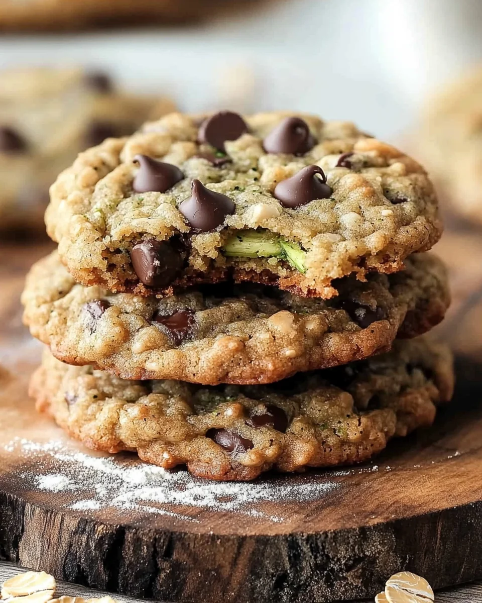 Zucchini Chocolate Chip Cookies