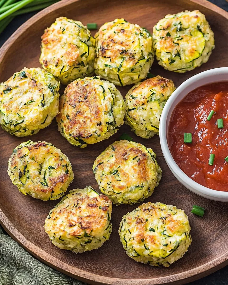 Zucchini Garlic Bites