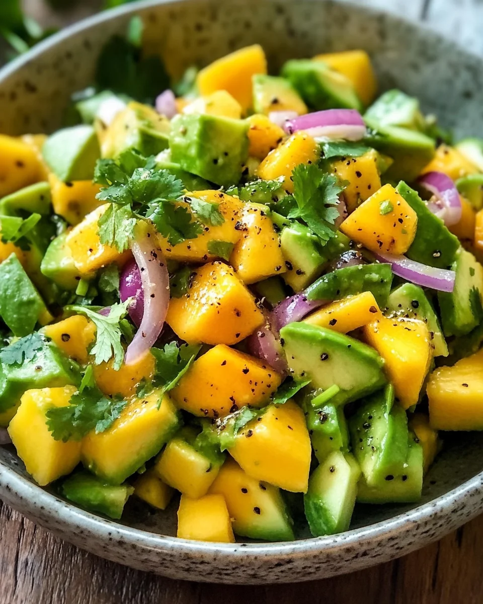 Avocado Mango Salad 19 Avocado