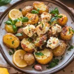 Baked Feta Potatoes