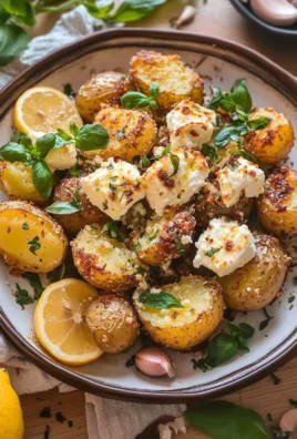 Baked Feta Potatoes