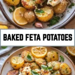 Baked Feta Potatoes 24 Pinterest Hidden Image