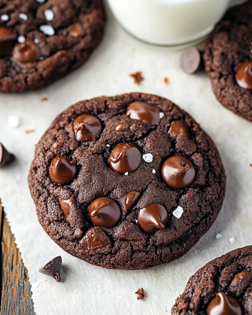 Bakery Style Double Chocolate Chip Cookies 22 Bakery
