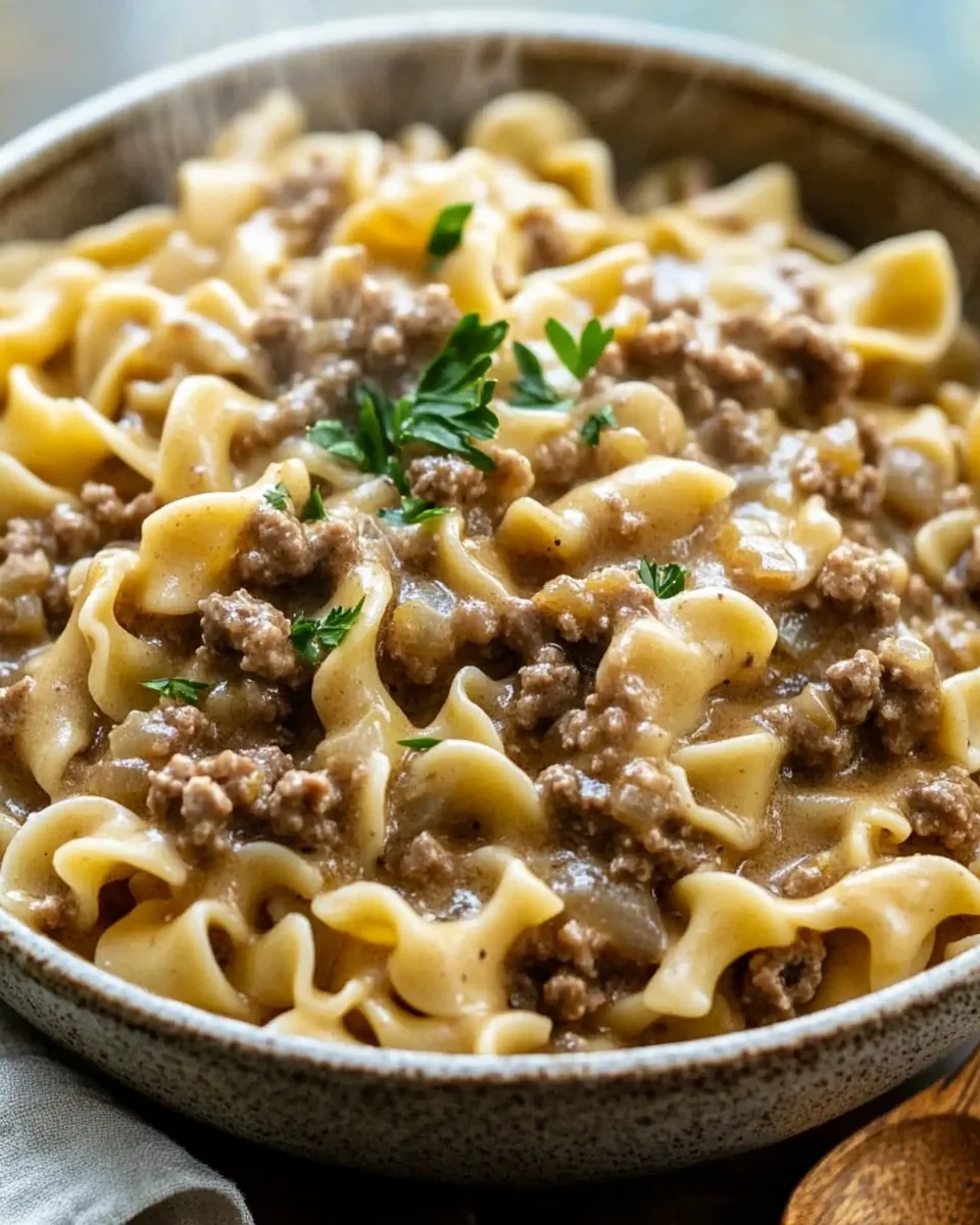 Beef and Noodles