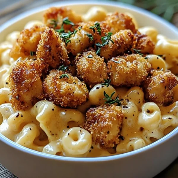 Creamy Honey Pepper Chicken Mac and Cheese Delight