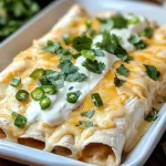 Creamy White Chicken Enchiladas