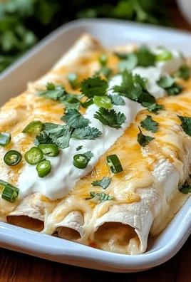 Creamy White Chicken Enchiladas 32 Creamy White Chicken Enchiladas
