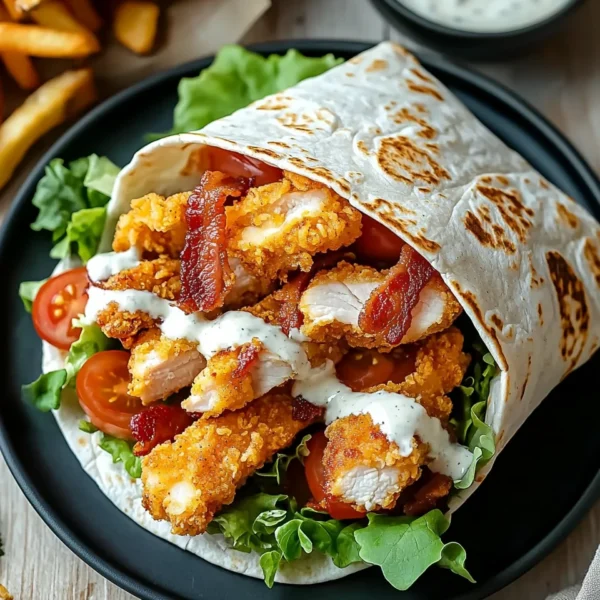 Crispy Chicken Bacon Ranch Wrap
