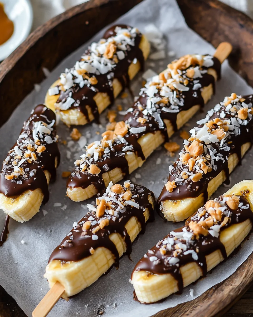 Frozen Banana Snacks