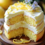 Lemon Velvet Cake with Lemon Cream Cheese Frosting