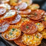 Pepperoni Cheese Crisps