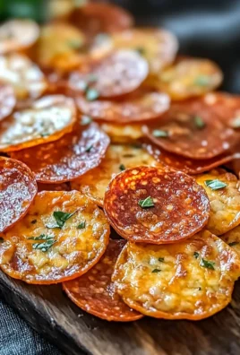 Pepperoni Cheese Crisps