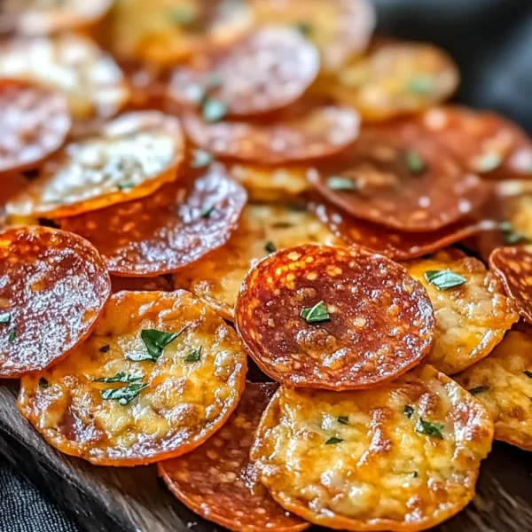 Pepperoni Cheese Crisps