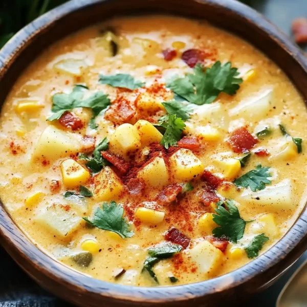 Slow Cooker Mexican Street Corn Soup